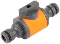 Переходник двухкомпонентный с запорным клапаном FIT 77756