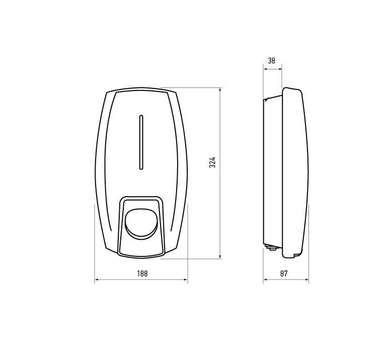 Устройство зарядное (станция) для электромобиля PVC-02 380V-16A-11kW Pro 3ф Jazzway 5056015