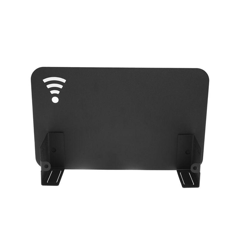 Держатель для хранения роутера с регулировкой размеров настенный черн. Rexant 38-0713