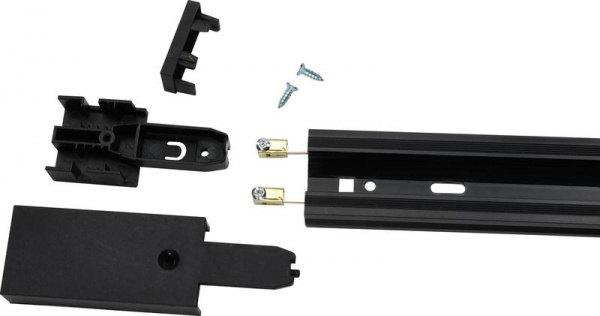 Шинопровод PTR P 1M-BL черн. (пластик) 1м JazzWay 5051997